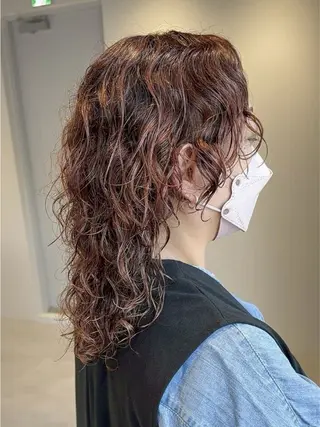 セミロング SNSモニター募集！ くせ毛特化/大村のヘアスタイル