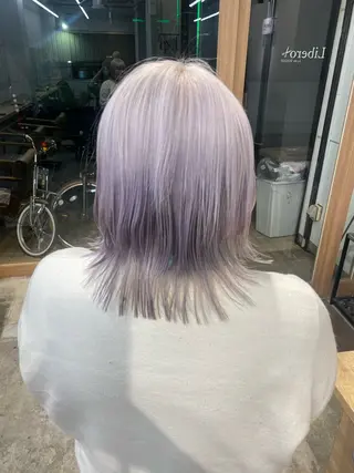 セミロング カラー 🐾Libero🐾 柏　KONOMIのヘアスタイル