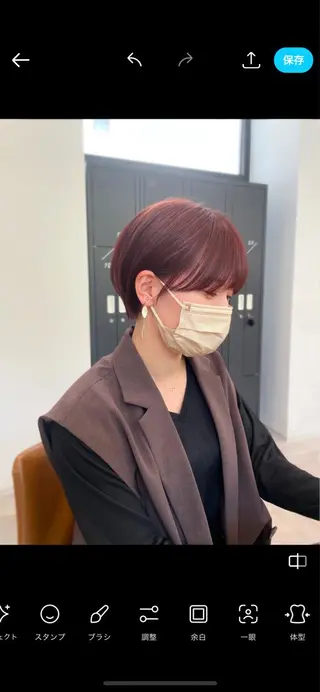 ショート VIEWユリナ メイク/ カットのヘアスタイル