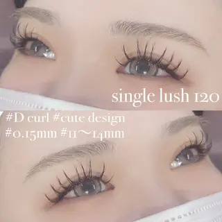 マツエク・マツパ eyelash Blanc 池田のマツエク・マツパデザイン