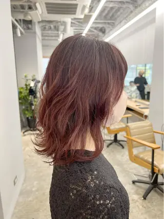 ミディアム カラー 代表 YUKI ☆のヘアスタイル