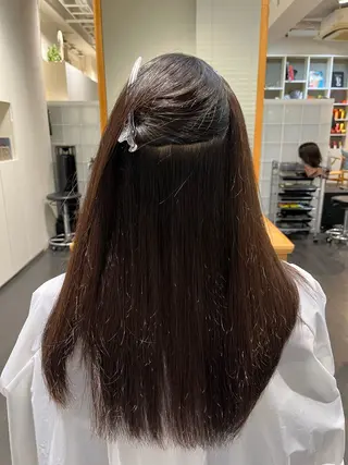 ロング パーマ 細田 碧のヘアスタイル