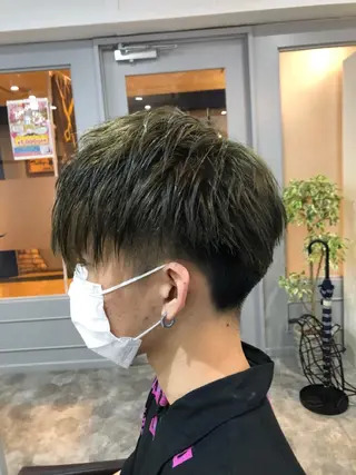 ショート カラー hair care ACRO店長　谷のヘアスタイル
