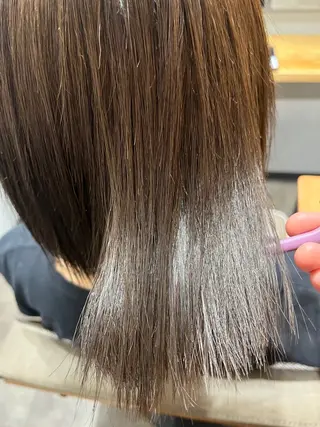 ミディアム カラー メンズ 久木原 ゆりのヘアスタイル