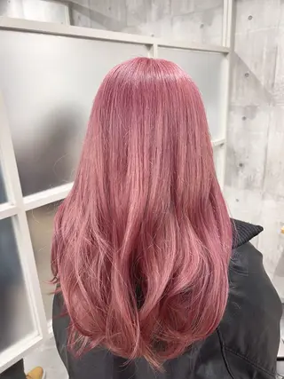 セミロング カラー newi ナカノのヘアスタイル