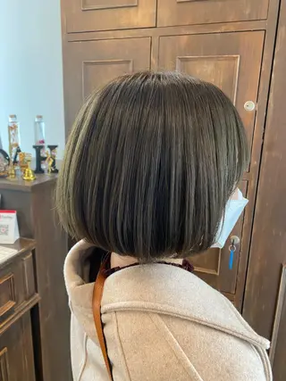 ミディアム カラー パーマモデル募集中 渥美翔人のヘアスタイル