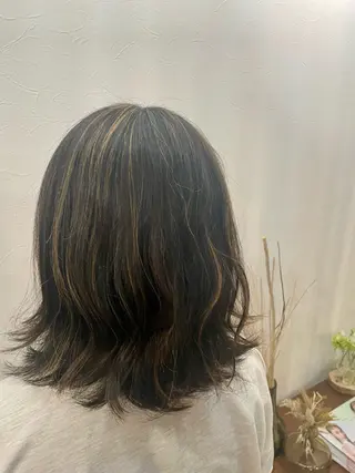 ミディアム カラー 透明感🫧ナチュラル 🍀りんたろうのヘアスタイル