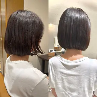 ショート 頭から整える美容師 松田のヘアスタイル