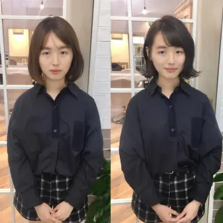 ショート カラー 大人可愛いショート* NoWL栗原隆成のヘアスタイル