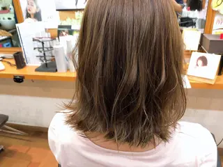 ミディアム YAP！HAIR トコツメアヤノのヘアスタイル
