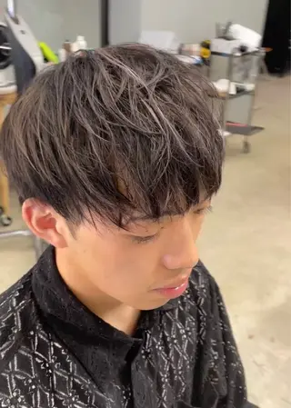 ショート カラー メンズ メンズ専門サロン wokeのヘアスタイル