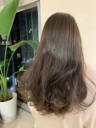 ロング カラー パーマ ヘアアレンジ レイヤー&カラー 人気美容師倉崎涼のヘアスタイル