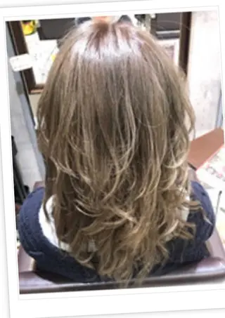 セミロング カラー パーマ ヘアアレンジ メンズ キッズ ネイル マツエク・マツパ EnBlesS西宮 マンツーマン神道有基のヘアスタイル