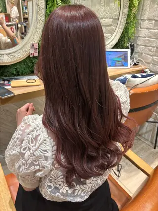 カラー ゆるふわパーマ🌼 アレンジ🌼リョウカのヘアスタイル