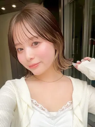 カラー ショート〜ボブ✂︎ 武蔵小杉　南澤佑介のヘアスタイル