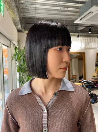 ショート カラー 🩵ボブ/レイヤー /髪質改善🩵のヘアスタイル