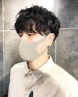 パーマ ヘアアレンジ メンズ メンズ特化✂️栗原 侑也のヘアスタイル
