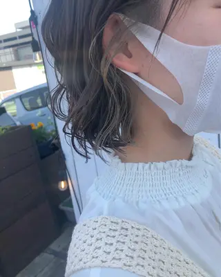 ショート カラー デザインカット🎨 ボブ🫟おざきのヘアスタイル