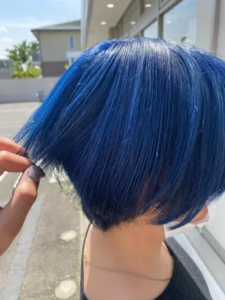 ショート カラー 渡辺　亮/ 白髪ぼかし/髪質改善のヘアスタイル