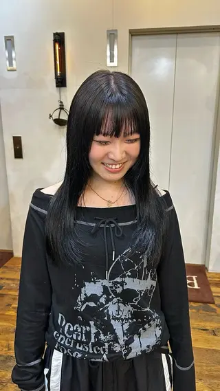 ロング カラー momoka Jr.stylistのヘアスタイル