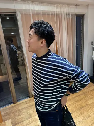 パーマ メンズ 大橋 芽衣のヘアスタイル