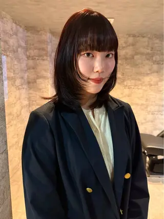 ミディアム カラー パーマ mai / linoah˚✧のヘアスタイル