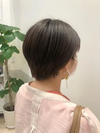 ショート メンズパーマ、カラー 大募集村上莉奈のヘアスタイル