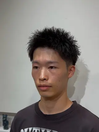 ショート メンズ 【店長】メンズ職人 短髪　ハイトーン🔥のヘアスタイル