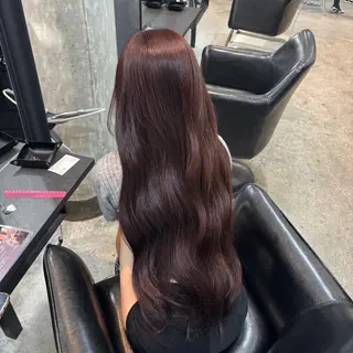 ロング カラー BONDZSALON 表参道店所属・透明感×艶髪カラー 𝐴𝑠𝑢𝑛𝑎のヘアスタイル