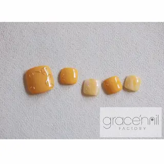 ネイル なんば堀江/育爪施術 ニュアンス✻Kaphのネイルデザイン