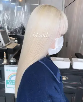 ロング カラー 💜ハイトーン💛 マジカルかいちゃんのヘアスタイル