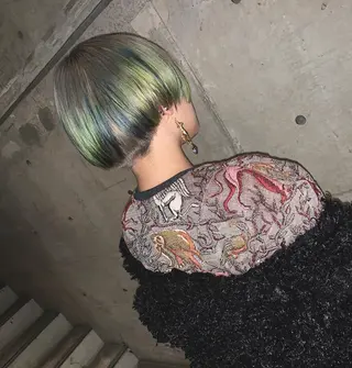 ショート カラー コレットヘアー 田中アヤノのヘアスタイル