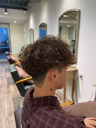 ショート パーマ メンズ Felice Erikaのヘアスタイル