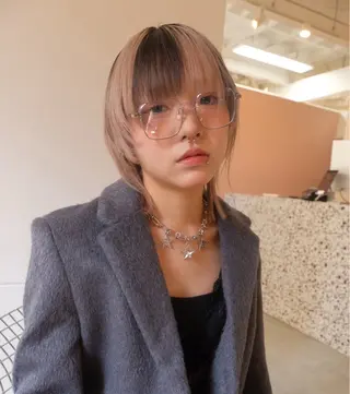 ショート HITOMI 福岡パーマのヘアスタイル