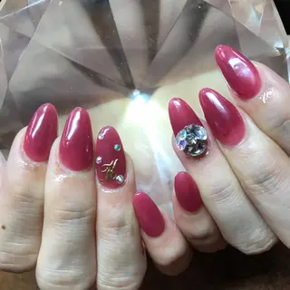 ミディアム ネイル 《LB》ラブリエ Nail&eyeのマツエク・マツパデザイン
