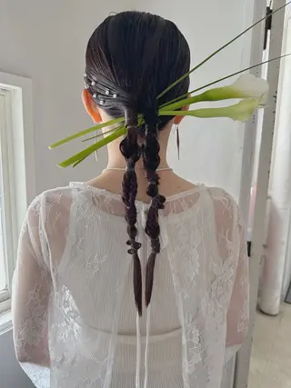 ロング 宮﨑 あかねのヘアスタイル