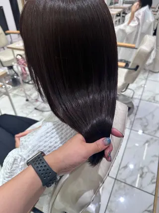 セミロング カラー AMI ウルフパーマ/メンズのヘアスタイル