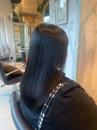 ロング パーマ 菊池 菜月のヘアスタイル