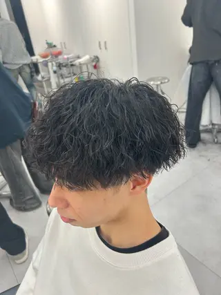 パーマ メンズ メンズ専門/パーマ 特化/栄/北出瑞貴のヘアスタイル