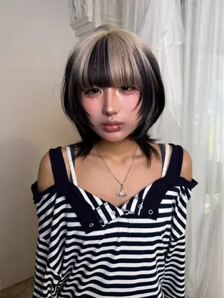 ショート カラー HARUNA/原宿/ デザイン/カットのヘアスタイル