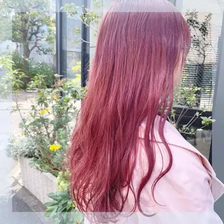 ロング カラー ヘアアレンジ 🫧柔色/トレンド カラー/川辺晴加のヘアスタイル
