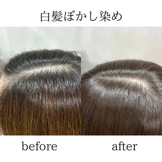 ミディアム カラー 伊藤 欣良のヘアスタイル