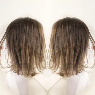 セミロング ご予約 宜しくお願いします！のヘアスタイル