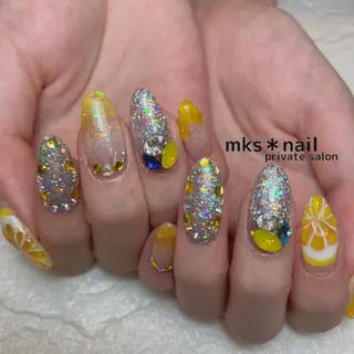ネイル mks＊nail //  枚方長尾のネイルデザイン