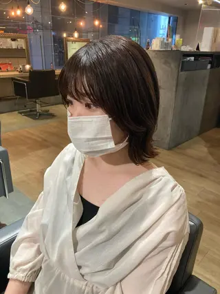 ミディアム SCENEbyRAD helmのヘアスタイル