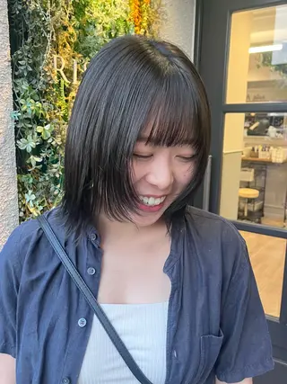 ミディアム 🪽ナチュラルヘア* 大下唯奈🪽🫧のヘアスタイル