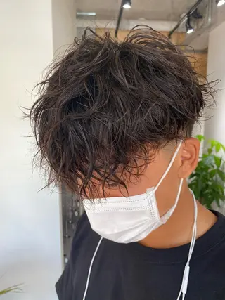 パーマ メンズ メンズブリーチカラー /パーマ ごーた立川のヘアスタイル