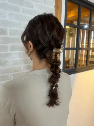 ロング ヘアアレンジ Topstylist YUKIのヘアスタイル