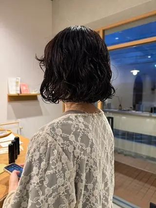 ショート カラー パーマ レイヤー/ボブパーマ /垢抜け/タクミのヘアスタイル