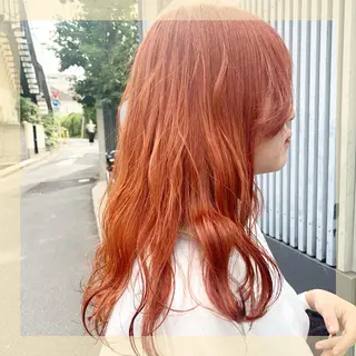 セミロング カラー ヘアアレンジ 🫧柔色/トレンド カラー/川辺晴加のヘアスタイル